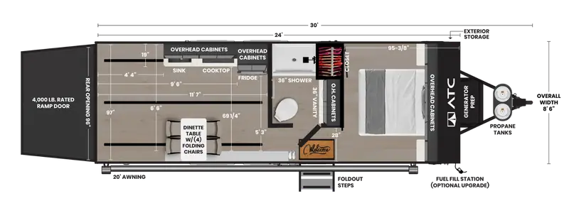 ATC Plā 550 Travel Trailer, official photo 7